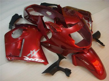Custom 1996-2007 Honda CBR1100XX Blackbird Motorcycle Fairing - Red UK