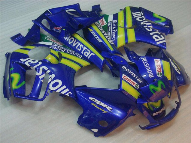 1995-1996 Honda CBR600 F3 Motorcycle Fairings - Blue Green Yellow MoviStar Red Castrol UK