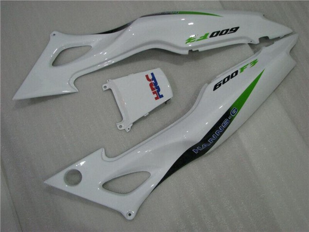 1995-1996 Honda CBR600 F3 Motorcycle Fairings - White Silver Green Hannspree UK