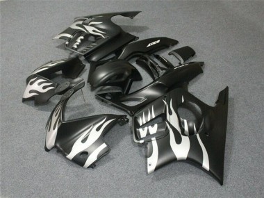 Custom 1995-1996 Honda CBR600 F3 Motorcycle Fairings - White Matte Black Flame UK