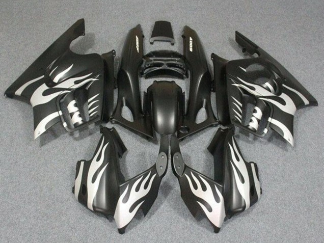1995-1996 Honda CBR600 F3 Motorcycle Fairings - White Matte Black Flame UK