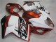 1996-2007 Suzuki GSXR 1300 Hayabusa Motorcycle Fairings - White Orange Black UK
