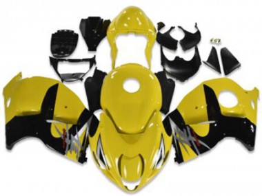 Custom 1996-2007 Suzuki GSXR 1300 Hayabusa Motorcycle Fairings - Yellow Black Silver Red UK