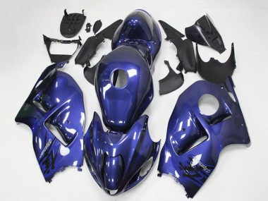 Custom 1996-2007 Suzuki GSXR 1300 Hayabusa Motorcycle Fairings - Dark Blue UK