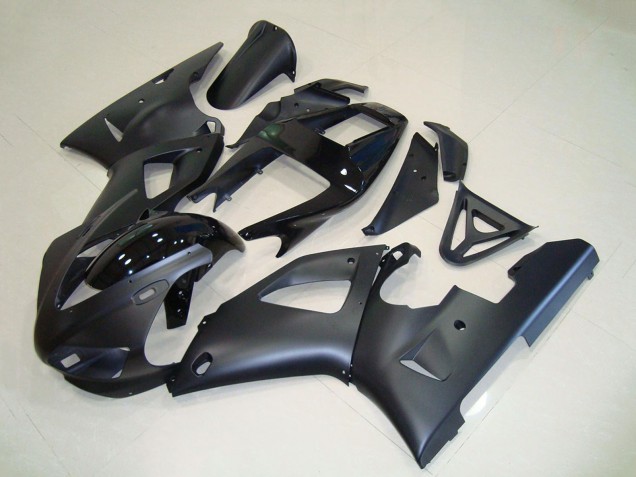 1998-1999 Yamaha YZF R1 Motorcycle Fairings - Matte Black Glossy Black UK