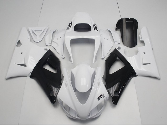 1998-1999 Yamaha YZF R1 Motorcycle Fairings - Pearl White Black UK