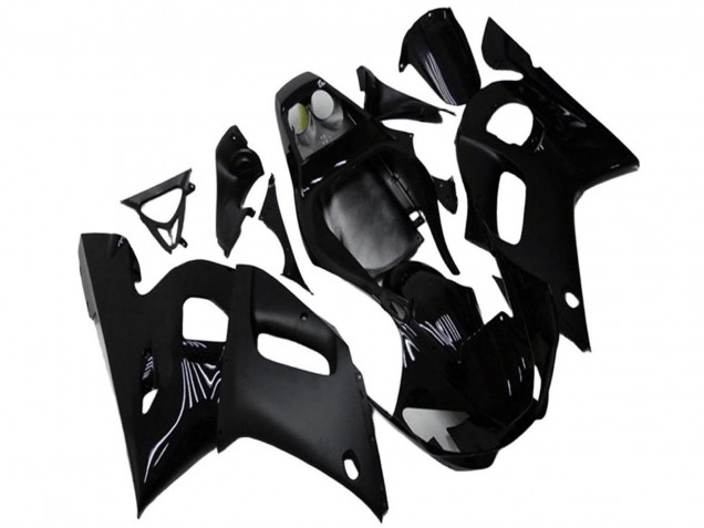 1998-2002 Yamaha YZF R6 Motorcycle Fairings - Glossy Black Matte Black UK