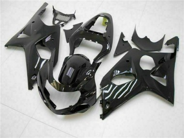Custom 2000-2002 Suzuki GSXR 1000 Motorcycle Fairings - Glossy Black UK