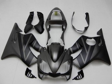 Custom 2001-2003 Honda CBR600 F4i Motorcycle Fairing Kits - Matte Black Grey UK