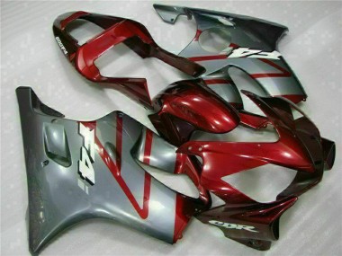 Custom 2001-2003 Honda CBR600 F4i Motorcycle Fairing Kits - Silver Red UK