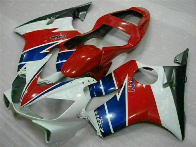 2001-2003 Honda CBR600 F4i Motorcycle Fairing - White Red Blue Black UK