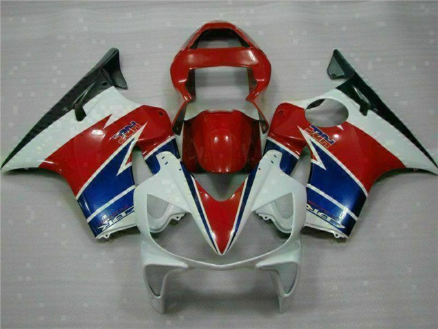 2001-2003 Honda CBR600 F4i Motorcycle Fairing - White Red Blue Black UK