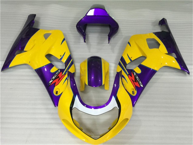 2001-2003 Suzuki GSXR 600/750 Motorcycle Fairings - Yellow Purple UK