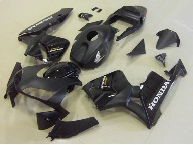 Custom 2003-2004 Honda CBR600RR Motorcycle Fairing Kits - Glossy Black Matte Black UK