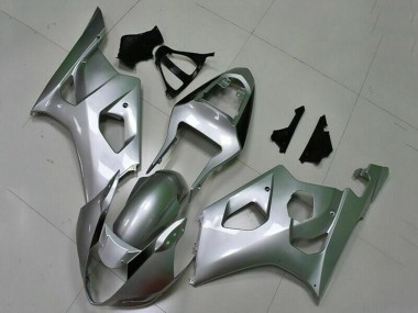 Custom 2003-2004 Suzuki GSXR 1000 Motorcycle Fairings - Silver UK