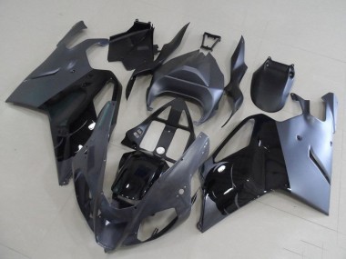 Custom 2003-2006 Aprilia RSV1000 Motorcycle Fairings - Glossy Black Grey UK