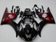 2003-2004 Yamaha YZF R6 Motorcycle Fairing Kits - Glossy Black Red UK