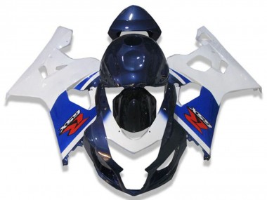 Custom 2004-2005 Suzuki GSXR 600/750 Motorcycle Fairings - White Blue Black Red UK