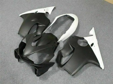 Custom 2004-2007 Honda CBR600 F4i Motorcycle Fairings - White Matte Black UK