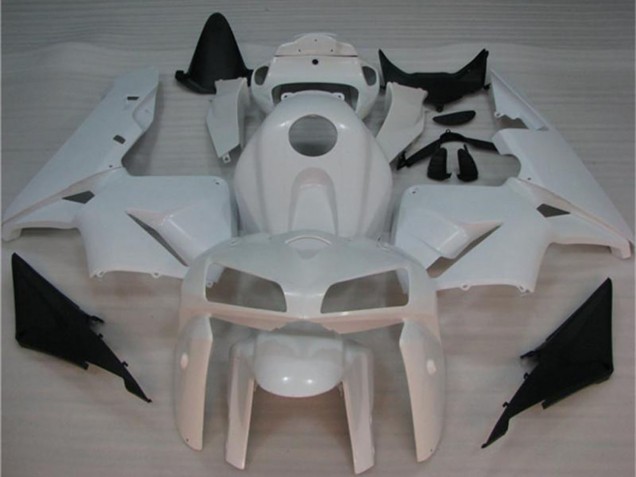 2005-2006 Honda CBR600RR Motorcycle Fairing Kits - White UK