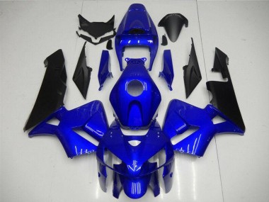 Custom 2005-2006 Honda CBR600RR Bike Fairings - Blue Black UK