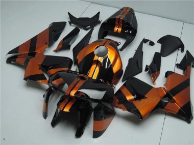 Custom 2005-2006 Honda CBR600RR Bike Fairings - Orange Black UK