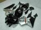 2005-2006 Honda CBR600RR Motorcycle Fairings - Glossy Black Silver UK