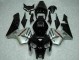 2005-2006 Honda CBR600RR Motorcycle Fairings - Glossy Black Silver UK