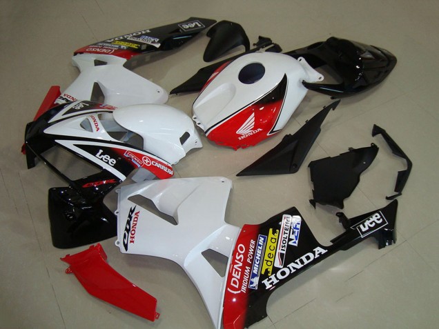 2005-2006 Honda CBR600RR Motorcycle Fairings - White Red Black Lee UK