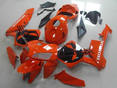Custom 2005-2006 Honda CBR600RR Motorcycle Fairing - Orange Black UK