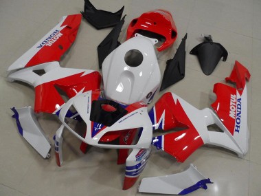 Custom 2005-2006 Honda CBR600RR Abs Motorcycle Fairings - White Red Blue UK