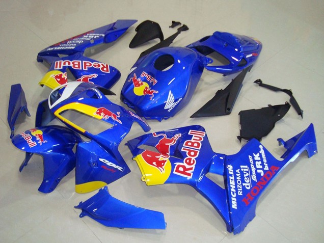 2005-2006 Honda CBR600RR Motorcycle Fairings - Blue Yellow Red Bull UK