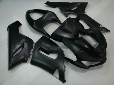 Custom 2005-2006 Kawasaki ZX6R Motorcycle Fairings - Matte Black UK