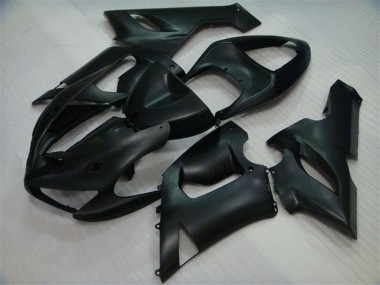 Custom 2005-2006 Kawasaki ZX6R Motorcycle Fairings - Matte Black UK
