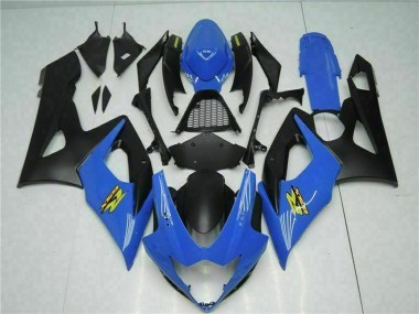 Custom 2005-2006 Suzuki GSXR 1000 Motorcycle Fairing - Blue Black UK