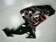 2006-2007 Kawasaki ZX10R Motorcycle Fairing Kits - Glossy Black Red Flame UK