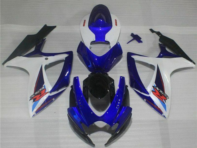 2006-2007 Suzuki GSXR 600/750 Motorcycle Fairings - White Blue Black Red UK