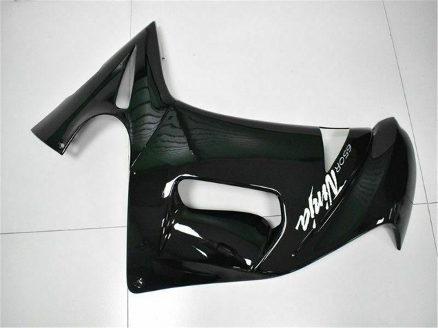 2006-2008 Kawasaki EX650 Motorcycle Fairings - Glossy Black White UK