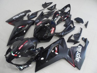 Custom 2006-2011 Aprilia RS125 Motorcycle Fairings - Glossy Black Matte Black UK