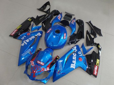 Custom 2006-2011 Aprilia RS125 Motorcycle Fairings - Blue Black UK