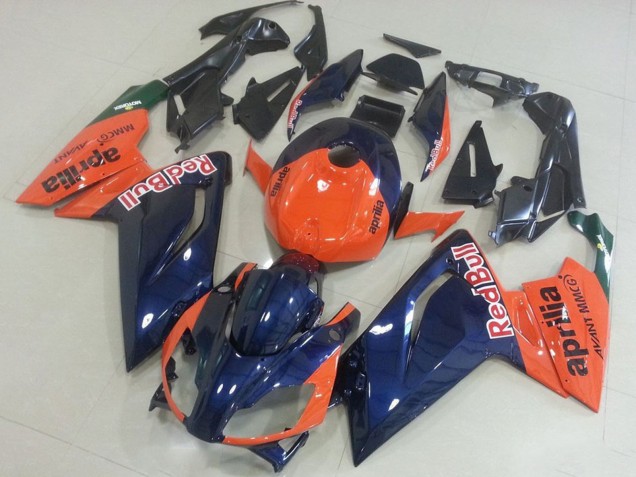 2006-2011 Aprilia RS125 Motorcycle Fairings - Orange Dark Blue UK