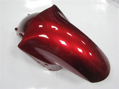 Custom 2006-2011 Kawasaki ZX14R ZZR1400 Motorcycle Fairings - Red Black UK