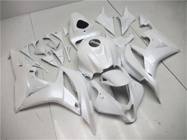 2007-2008 Honda CBR600RR Motorcycle Fairings - Pearl White UK