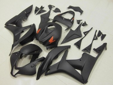 Custom 2007-2008 Honda CBR600RR Motorcycle Fairing - Matte Black Red UK