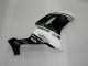 2007-2008 Kawasaki ZX6R Motorcycle Fairings - Black White UK