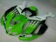 2007-2008 Kawasaki ZX6R Motorcycle Fairings - Green White Ninja UK