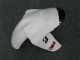 2007-2008 Kawasaki ZX6R Motorcycle Fairings - Black White Elf UK