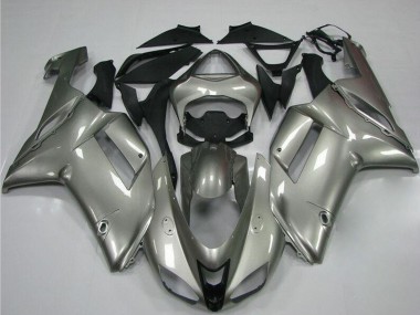 Custom 2007-2008 Kawasaki ZX6R Motorcycle Fairings - Grey UK