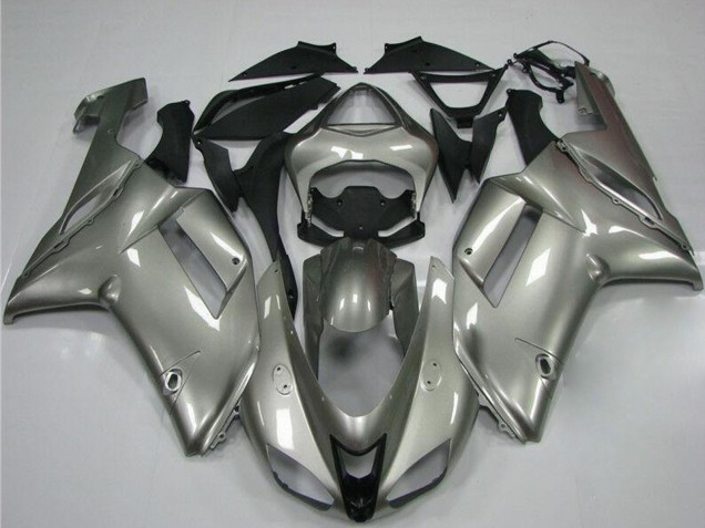 2007-2008 Kawasaki ZX6R Motorcycle Fairings - Grey UK