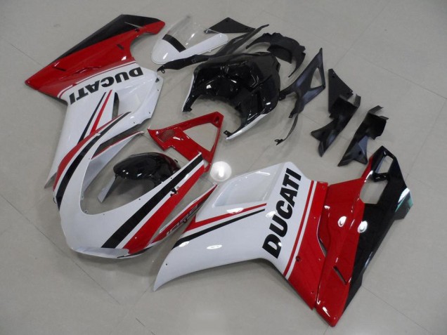 2007-2014 Ducati 1098 Motorcycle Fairings - White Red Green Glossy Black UK